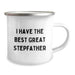 Funny Stepfather Gifts Ideas - I Have The Best Great Stepfather - Unique Camping Mug for Dad - Image 2