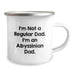 Funny Abyssinian Cat Camping Mug Gifts for Dad from Family - Inspired by I'm Not A Regular Dad I'm An Abyssinian Dad Christmas Unique Gifts - Image 2