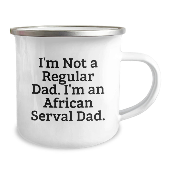 African Serval Cat Funny Mugs Gifts for Men from Dad - Image 2