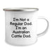 Australian Cattle Dog Dad Gifts, Funny Camping Mug for Men, I'm Not A Regular Dad, Unique Christmas Memorable Presents - Image 2