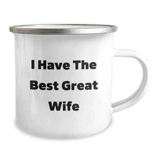 Funny Wife Gifts from Men for Wife Camping Mug I Have The Best Great Wife Christmas - Image 2