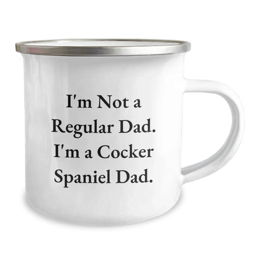 Cocker Spaniel Dog Father Funny Birthday Camping Mug Gifts from Men to Dad, Unique Unique Birthday Unique Gifts for Cocker Spaniel Dog Lover, Men's Dad Camping Mug - Image 2