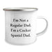 Cocker Spaniel Dog Father Funny Birthday Camping Mug Gifts from Men to Dad, Unique Unique Birthday Unique Gifts for Cocker Spaniel Dog Lover, Men's Dad Camping Mug - Image 2