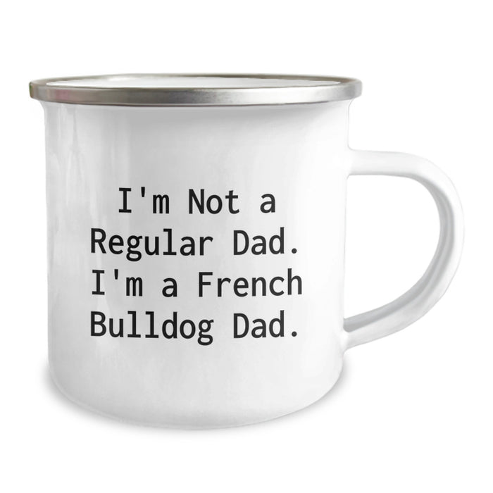 French Bulldog Dad Camping Mug Funny Gift for French Bulldog Lover from Men to Friends Family - Image 2
