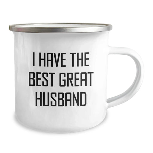 Funny Husband Camping Mug For Great Men, Perfect Christmas Unique Gifts From Family, Friends - Image 2