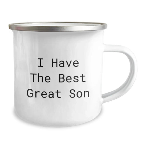 Funny Son Camping Mug Gifts from Men for Their Great Son on Christmas Day - Image 2
