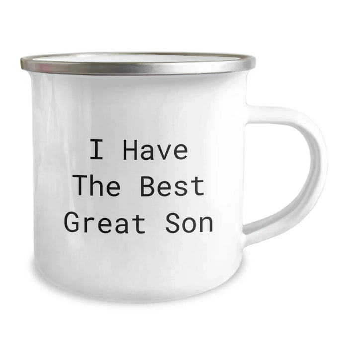 Funny Son Camping Mug Gifts from Men for Their Great Son on Christmas Day - Image 2