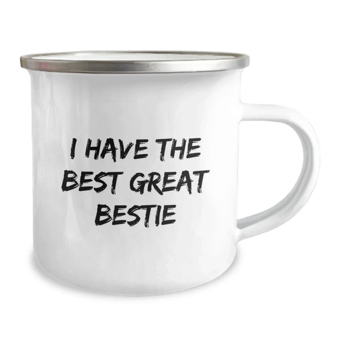 Funny Bestie Gifts for Graduation - I Have The Best Great Bestie, Camping Mug for Friends, Coworkers, or Family - Image 2