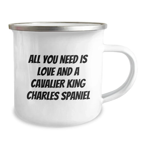 Funny Cavalier King Charles Spaniel Dog Camping Mug Gifts for Men from Family, Christmas Unique Presents - Image 2