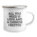 Funny Chinese Crested Dog Gifts for Men - All You Need Is Love And A Chinese Crested Camping Mug - Unique Christmas Memorable Presents from Family - Image 2