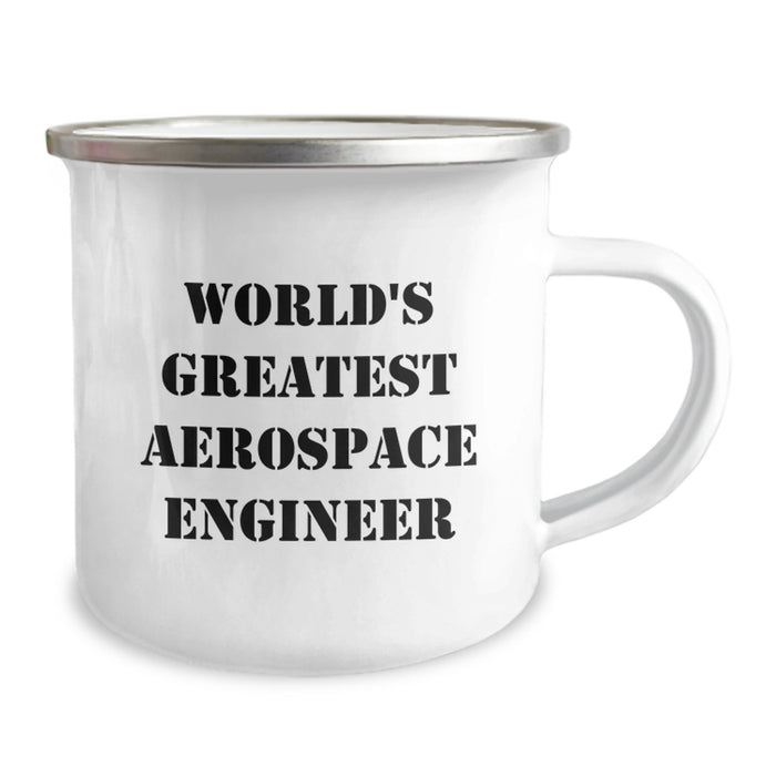 World's Greatest Aerospace Engineer Funny Camping Mug Gifts for Him from Friends Birthday Unique - Image 2