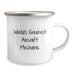 World's Greatest Aircraft Mechanic Funny Birthday Unique Gifts for Men Camping Mug from Friends - Image 2