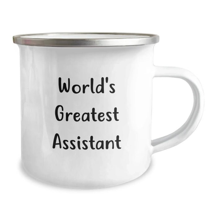 Funny World's Greatest Assistant Gifts from Friends for Assistant Camping Mug, Birthday Unique Gifts - Image 2
