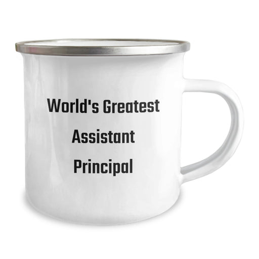 World's Greatest Assistant Principal Funny Camping Mug Gifts for Assistant Principal Birthday - Image 2