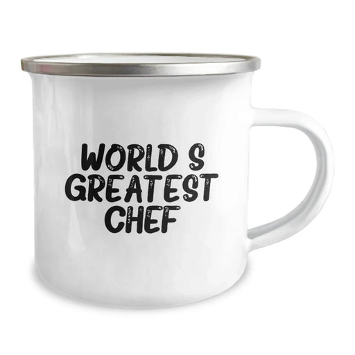 Chef's Delight Funny Camping Mug, World's Greatest Chef Quote, Gifts for Graduation, Camping Mug for Men, Women, Friends, Coworkers, Family - Image 2