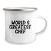 Chef's Delight Funny Camping Mug, World's Greatest Chef Quote, Gifts for Graduation, Camping Mug for Men, Women, Friends, Coworkers, Family - Image 2