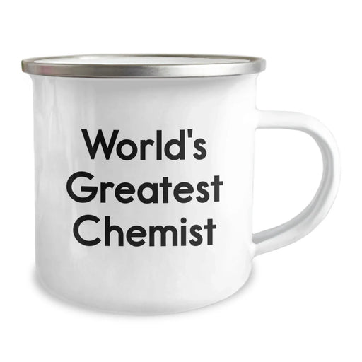 Chemist Gifts from Friends, World's Greatest Chemist Camping Mug for Graduation Unique Gifts, Funny Quote - Image 2
