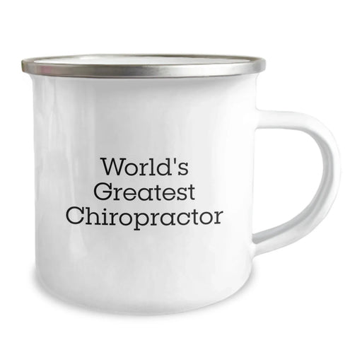 Chiropractor Gifts from Friends for World's Greatest Chiropractor, Funny Quote, Camping Mug, Birthday Unique Gifts - Image 2