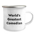 Funny Comedian Gifts from Friends, Comedian Camping Mugs for World's Greatest Comedian, Birthday Unique Gifts - Image 2