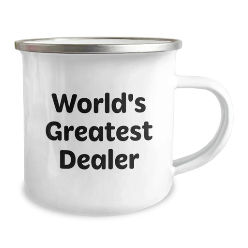 Funny 'World's Greatest' Dealer Camping Mug Gifts from Men, Gifts for Dealer, Men, Women, Friends, Coworkers, Family this Christmas - Image 2