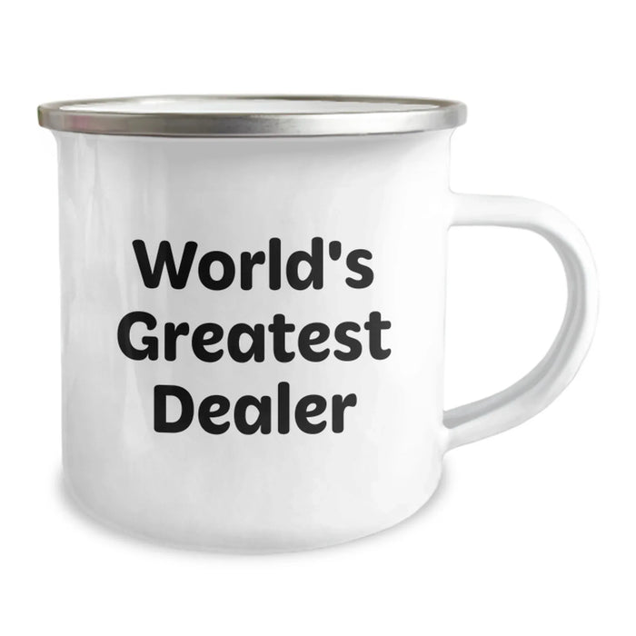 Funny 'World's Greatest' Dealer Camping Mug Gifts from Men, Gifts for Dealer, Men, Women, Friends, Coworkers, Family this Christmas - Image 2
