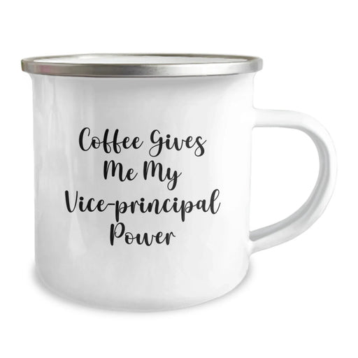Funny Vice-principal Gifts for Him - Coffee Gives Me My Vice-principal Power Christmas Unique Gifts from Friends to Vice-principal - Image 2