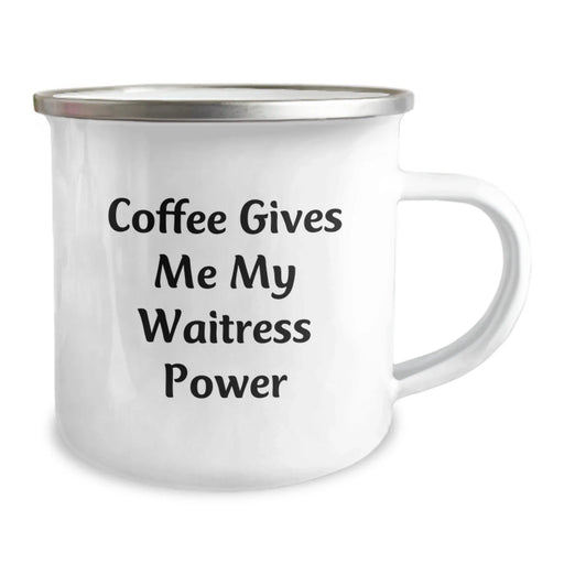 Funny Waitress Gifts from Men to their Favorite Waitresses, Inspirational Camping Mug for Christmas Unique Gifts - Image 2