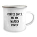 Warden Power Mug, Funny Camping Mugs for Warden, Gifts from Men to Warden Friends on Christmas Unique Gifts - Image 2