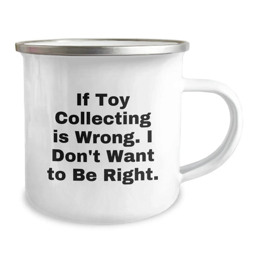 Funny Toy Collecting Gifts for Men, Unique Birthday Unique Gifts from Friends, Enamel Camping Mug - Image 2