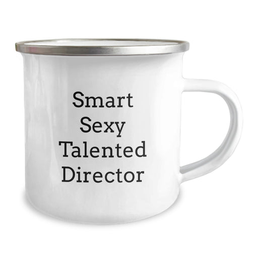 Funny Director Christmas Camping Mug Gifts from Friends for Smart Sexy Talented Director - Image 2