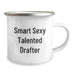 Funny Drafter Gifts for Men, Smart Sexy Talented Drafter Camping Mug, Christmas Unique Presents from Family - Image 2