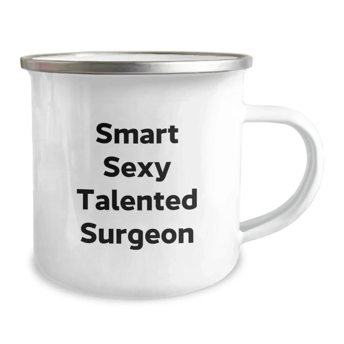 Gifts for the Smart Sexy Talented Surgeon, Funny Camping Mug for Men, Christmas Unique Presents from Friends or Family - Image 2
