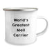 Funny Mail Carrier Gifts from Friends and Family, Christmas Unique Ideas for World's Greatest Mail Carrier Camping Mug - Image 2