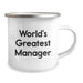 Funny World's Greatest Manager Gifts for Him - Valentine's Unique Gifts from Friends - Image 2
