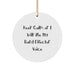 Funny Band Director Gifts for Men from Friends, Keep Calm Circle Ornament, Holiday Unique Gifts - Image 1