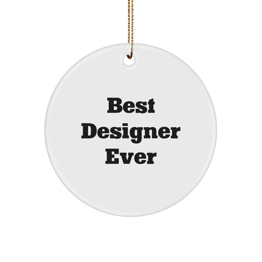 Designer Circle Ornament Gifts from Men for Best Designer Ever - Image 1