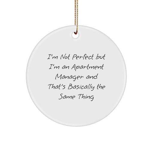 Funny Quotes Gifts from Apartment Manager to Apartment Manager Friends at Christmas Unique - Image 1