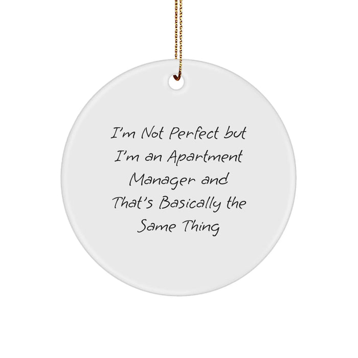 Funny Quotes Gifts from Apartment Manager to Apartment Manager Friends at Christmas Unique - Image 1