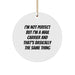 'Funny Mail Carrier' Christmas Unique Gift for Mail Carrier Friends - Circle Ornament Gifts from Friends to Mail Carrier, Perfect for Christmas Decorating - Image 1