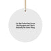 Funny Oral Surgeon Gifts from Men to Friends for Christmas Unique Circle Ornaments - I'm Not Perfect But I'm An Oral Surgeon - Image 1