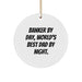 Banker Gifts: Funny Circle Ornament, 'Banker By Day, World's Best Dad By Night.' - Unique Christmas Unique Gifts for Banker, Men, and Friends from Family - Image 1