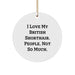 Funny British Shorthair Cat Christmas Unique Gifts - Circle Ornament for British Shorthair Cat Lover by Friends, Family, or Colleagues - Image 1