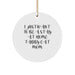 Funny Tabby Cat Mom Gifts from Friends, Unique Christmas Unique Gifts for Tabby Cat Lovers, Circle Ornament by Sublimation - Image 1