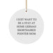 German Shorthaired Pointer Dog Lover Gifts from Men to Women, Christmas Unique Gifts for Friends, Family, German Shorthaired Pointer Dog Circle Ornament - Image 1