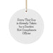 Funny Compliance Officer Gifts for Men - 'Sorry This Guy Is Already Taken...' Circle Ornament Christmas Unique Presents from Friends - Image 1