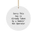 Funny Operator Gifts for Christmas - Smokin' Hot Operator Circle Ornament, Gifts from Friends for the Operator - Image 1