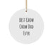 Funny Chow Chow Dog Circle Ornaments for Dad, Gifts from Men to Family, Christmas Unique Presents - Image 1