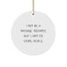 Funny Massage Therapist Gifts from Friends for Family Circle Ornament - Image 1