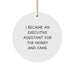 Funny Executive Assistant Gifts for Christmas Unique Circle Ornament from Friends - Image 1