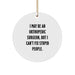 Funny Orthopedic Surgeon Gifts from Friends to Men - I May Be An Orthopedic Surgeon But I Cant Fix Stupid People Circle Ornament for Christmas Unique Gifts - Image 1
